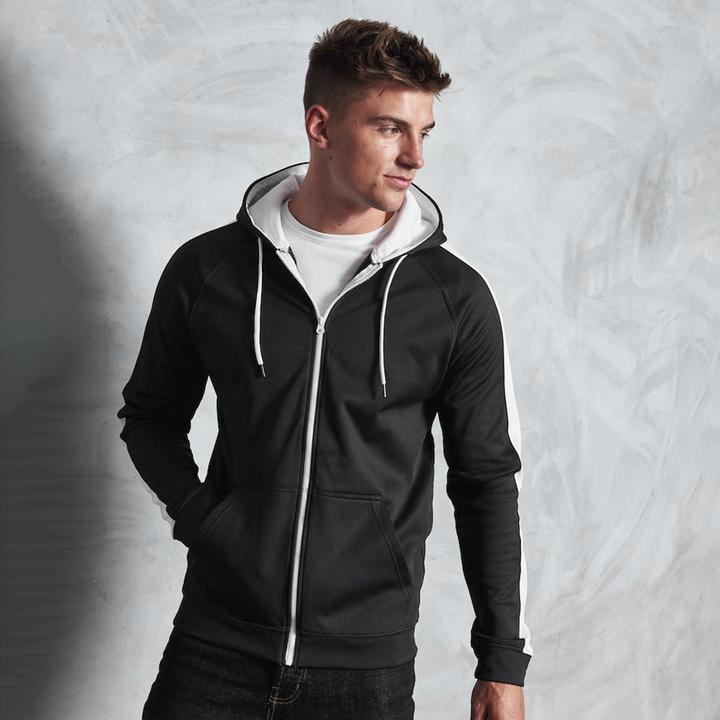 Produktbild Awdis Just Hoods Kontrast Sport Polyester Kapuzenjacke (M)
