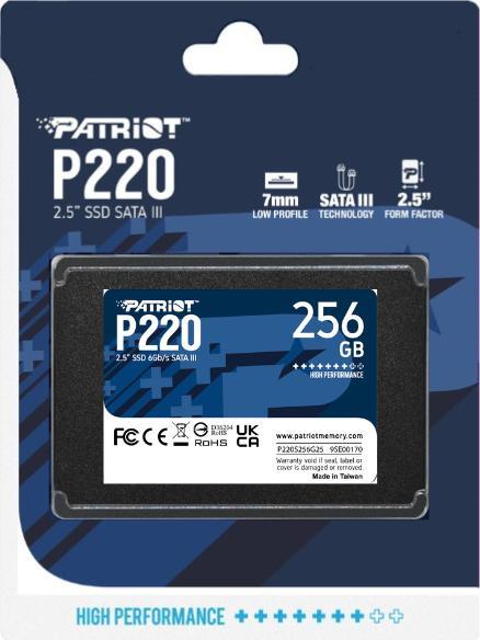 Actual product image Patriot P220 (256 GB, 2.5")