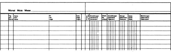Produktbild Simplex Postcheckbücher (40 x)