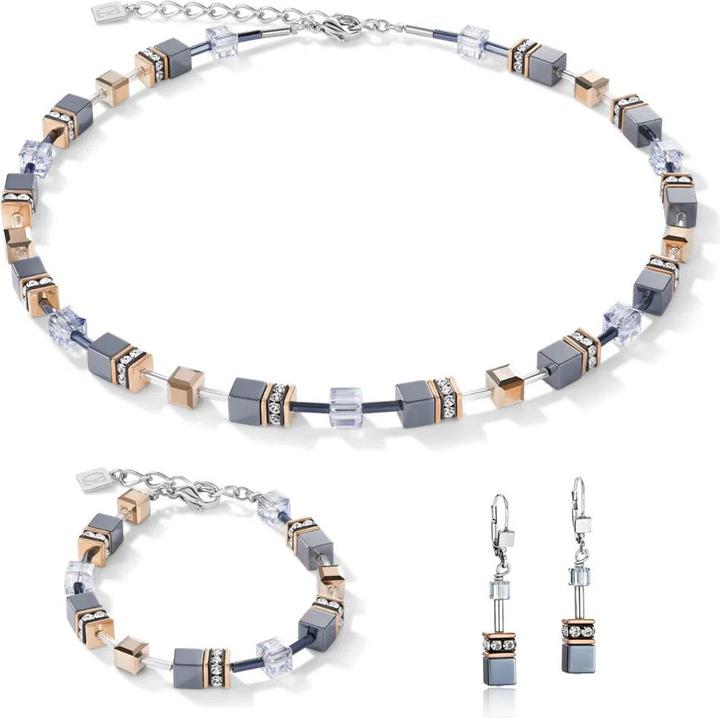 Image du produit Coeur de Lion Collier GeoCube (Acier inoxydable, 41,5 cm)