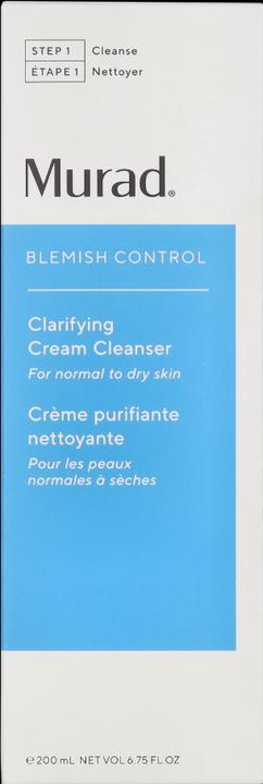 Actual product image Murad Clarifying Cream Cleanser (Cleansing lotion, 200 ml)