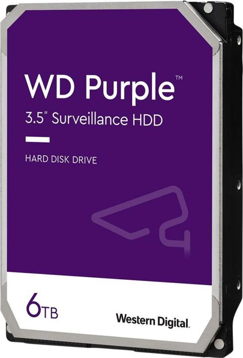 WD Purple Surveillance Hard Drive WD60PURX (6 TB, 3.5", CMR)
