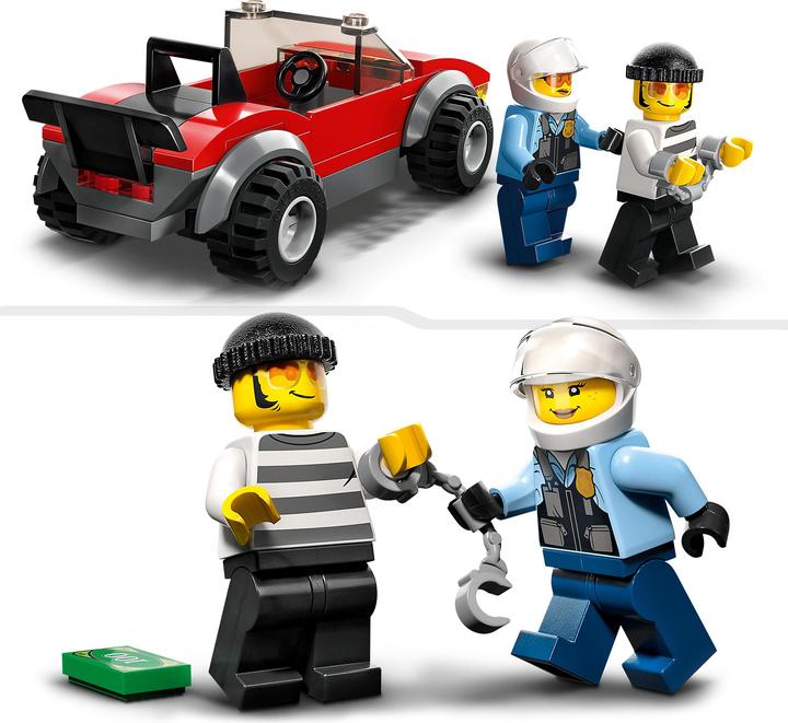 Actual product image LEGO Police motorbike chase (60392, LEGO City)