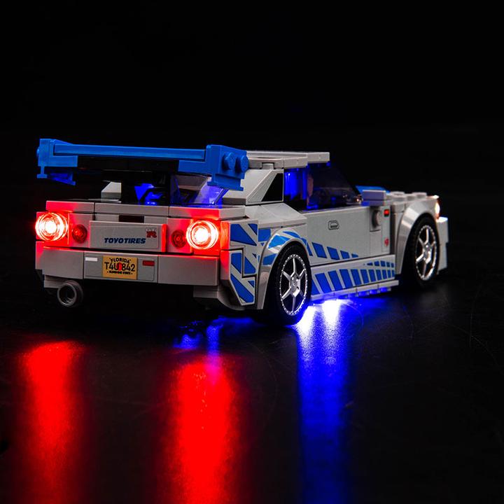 Image du produit BrickBling Jeu de lumières LED pour LEGO 2 Fast 2 Furious - Nissan Skyline GT-R (R34) (76917)