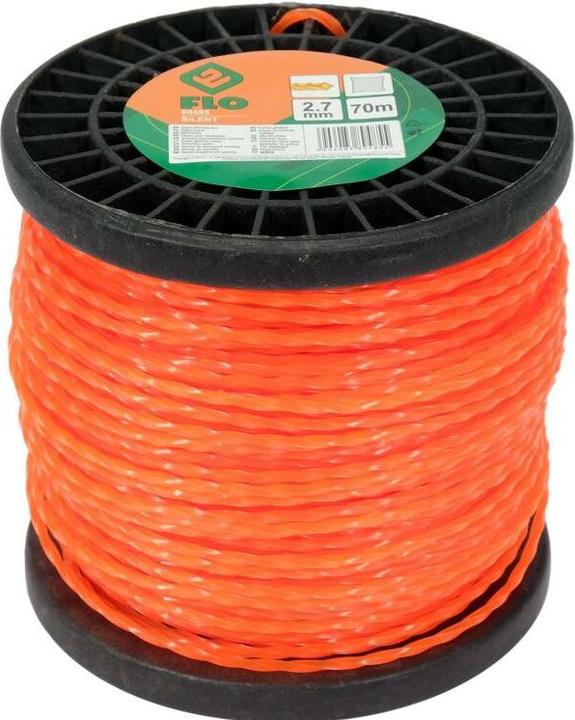 Produktbild Toya Trimmerschnur Mähfaden auf Spule 2,7mm x 70m leise schneidend (Rasenmäher, Trimmerfaden + Fadenspule)