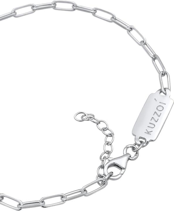 Produktbild Kuzzoi Armband Herren Gliederkette Oval 925 Silber (19 cm, 925er Sterling Silber)
