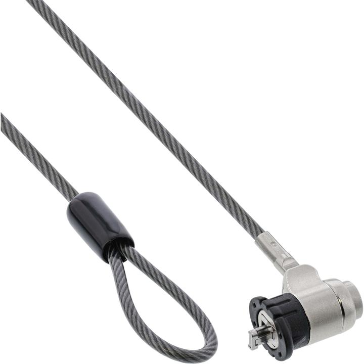 Produktbild InLine ® Notebook Sicherheitsschloss, mit Schlüssel, 4,4mm x 2m