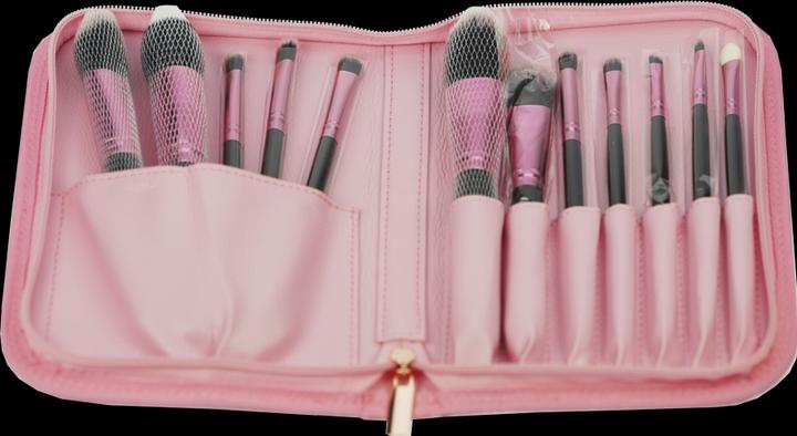 Pinsel-Set 12-tlg. mit Synthetic Haar, pink (Set)