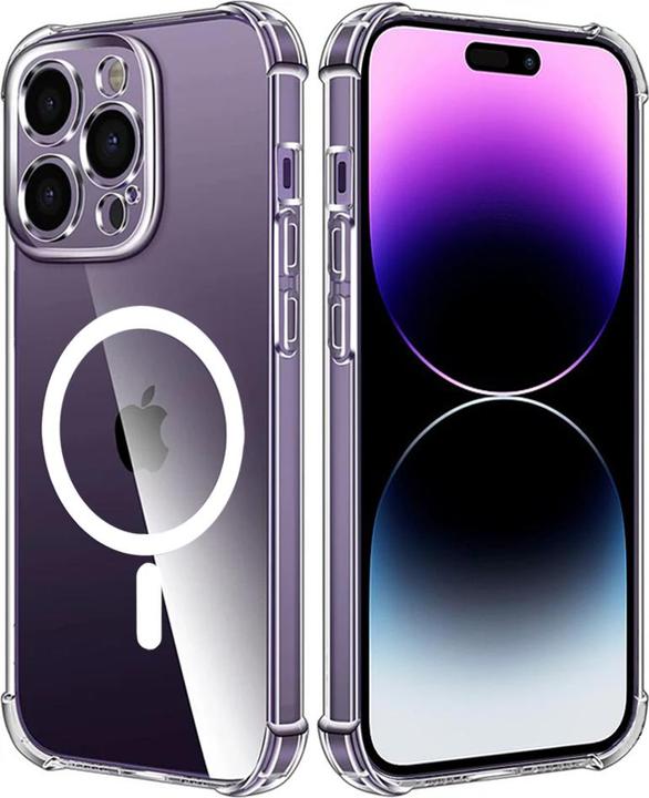 Actual product image Techsuit - Shockproof Clear Silicone MagSafe - iPhone 14 Pro Max - Clear (Apple iPhone 14 Pro Max)
