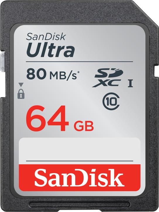 SanDisk Ultra U1 (64 GB, SDXC, U1, UHS-I)
