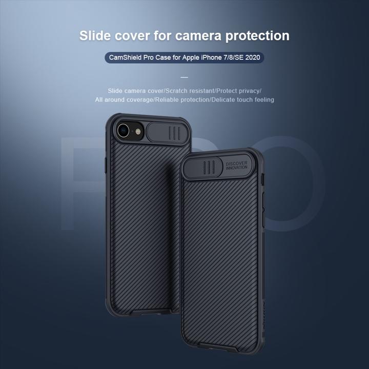 Produktbild Nillkin CamShield Series Hardcase Hülle (Apple iPhone SE (3rd Gen), Apple iPhone SE (2nd Gen))