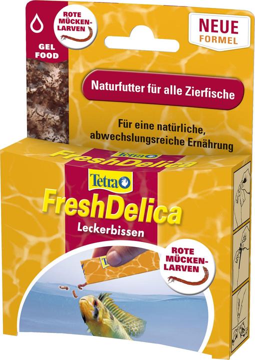 Immagine prodotto Tetra Larve di zanzara rossa fresca Delica (Guppy)