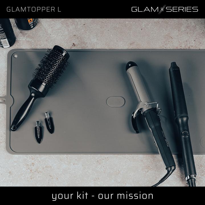 Actual product image GlamSeries GlamTopper L silicone topper heat-resistant