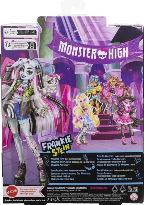 Productafbeelding Monster High vernieuwde kern Frankie pop