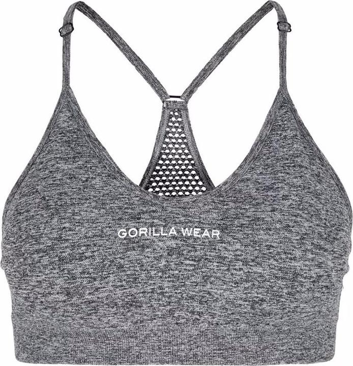 Gorilla Wear Quincy Seamless Sport Bra - Grau