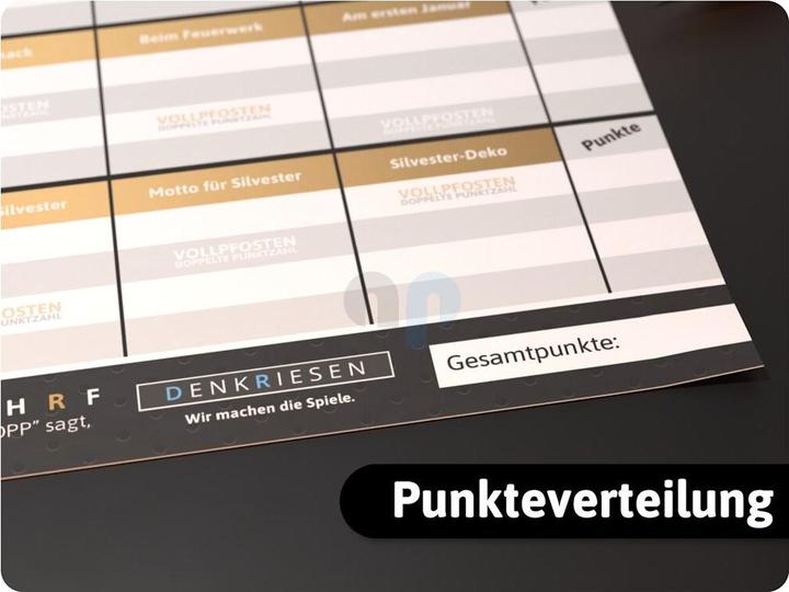 Actual product image Denkriesen "Stadt Land Vollpfosten" New Year's Eve Edition (German)