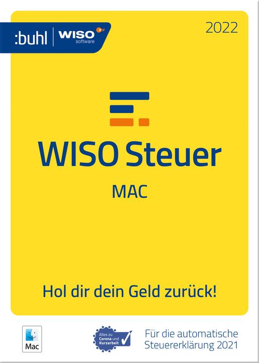 Actual product image Buhl Data Service Buhl Data WISO Tax Mac 2022 (1 User, 1 Devices/Users, unlimited)