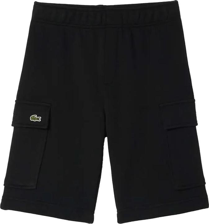 Actual product image Lacoste Boys Brushed Cotton Fleece Cargo Shorts (104)