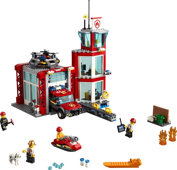 Produktbild LEGO Feuerwehr Station (60215, LEGO City)