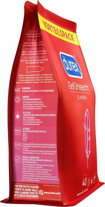 Immagine prodotto Durex Gefühlsecht Classic (40 pz.)