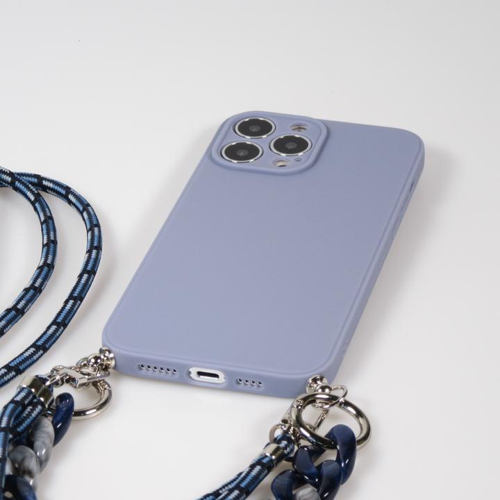 Immagine prodotto PhoneLook Coque Gel silicone avec corde collier & chaîne de pierre décorative (Apple iPhone 13 Pro Max)