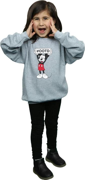 Actual product image Disney Girls Mickey MouseOutfit Of The Day Sweatshirt (116)