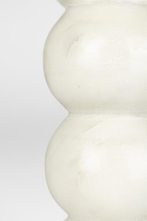 Actual product image Zuiver Rome Candle Holder Marble White (8 x 8 x 24 cm)