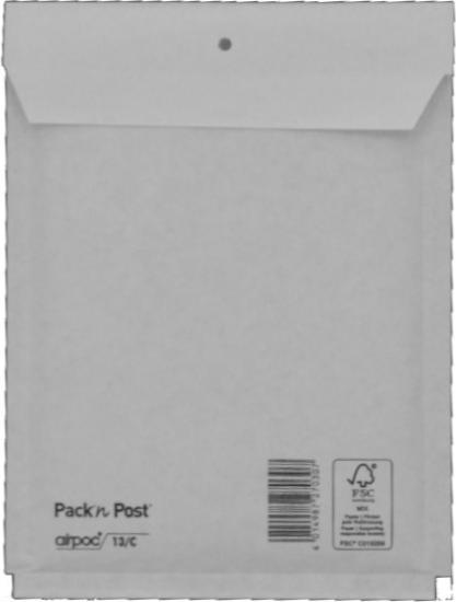 Produktbild Mailmedia Luftpolster-Versandtaschen, Typ C13, weiss, 15 g Aussenmasse: 170 x 225 mm, Innenmasse: 145 x 215 mm (100 x)