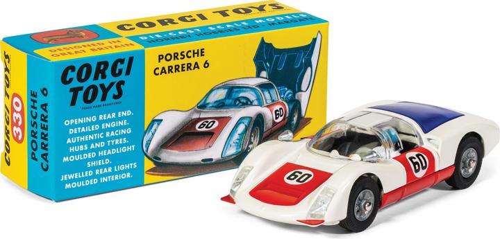 Corgi Porsche Carrera 6 Red & White