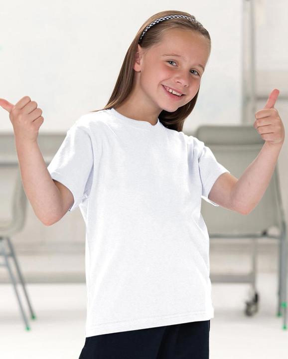 Actual product image Jerzees Schoolwear Jerzees Schoolgear Classic Plain Tshirt (116)