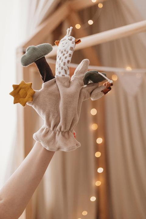 Immagine prodotto Kikadu Marionetta a mano Giraffa