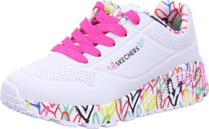 Actual product image Skechers Uno Lite Lovely Luv Girls Sneaker (28)