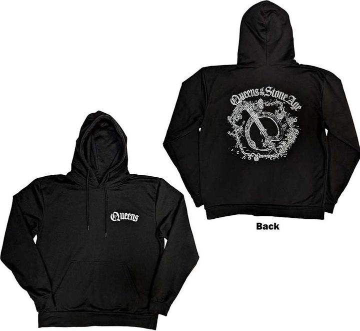 Image du produit Queens Of The Stone Age Floral Chains Back Print (Hoodie) (S)
