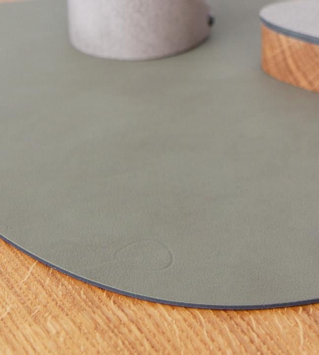 Actual product image Andersign Placemat Curve L, Double Nupo Army Green/Nature, 37x44 cm (1 x, 37 x 44 cm)