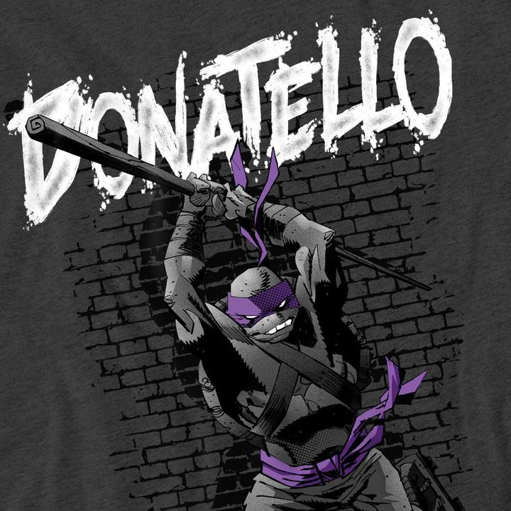 Actual product image Teenage Mutant NT Unisex Adult Donatello T-Shirt (L)