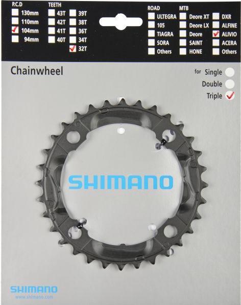 Shimano Chainring Alivio FC-M431-8 32Z black (32)