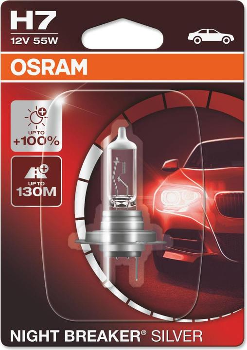 Actual product image Osram Bulb Night Breaker Silver H7 (H7)