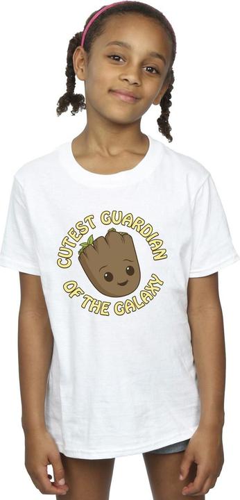 Actual product image Girls I Am Groot Cutest Guardian Cotton T-Shirt (128)