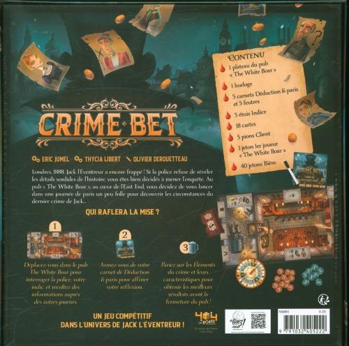Actual product image 404 on Board Crime Bet - French (French)