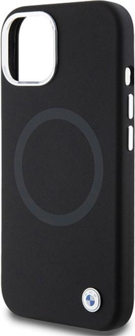 Produktbild BMW BMHMP15SSILBK2 iPhone 15 6.1" czarny/black Signature Liquid Silicone MagSafe (Apple iPhone 15)