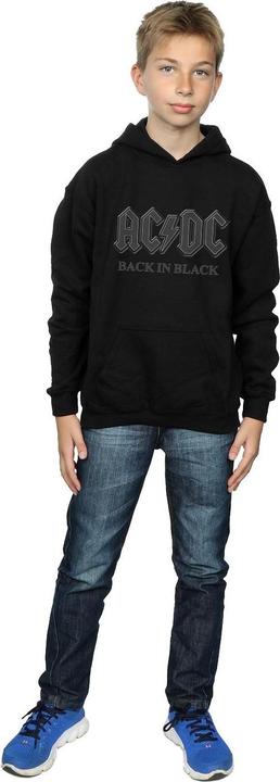 Image du produit AC/DC Sweat à capuche "Back In Black" pour garçons (140, 146)
