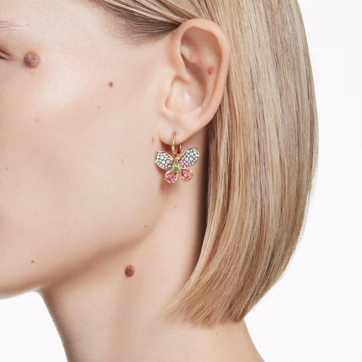 Immagine prodotto Swarovski Idyllia Drop Ohrhänger Verschiedene Schliffe Pavé Schmetterling Mehrfarbig (Metallo Swarovski)