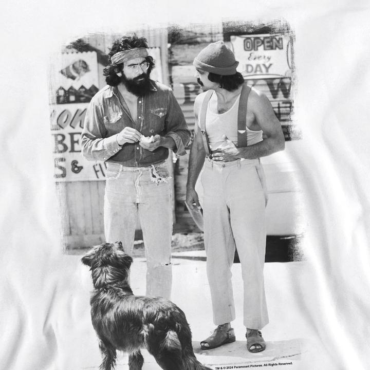 Actual product image Cheech & Chong Unisex Adult Up In Smoke Dog Sweatshirt (L)