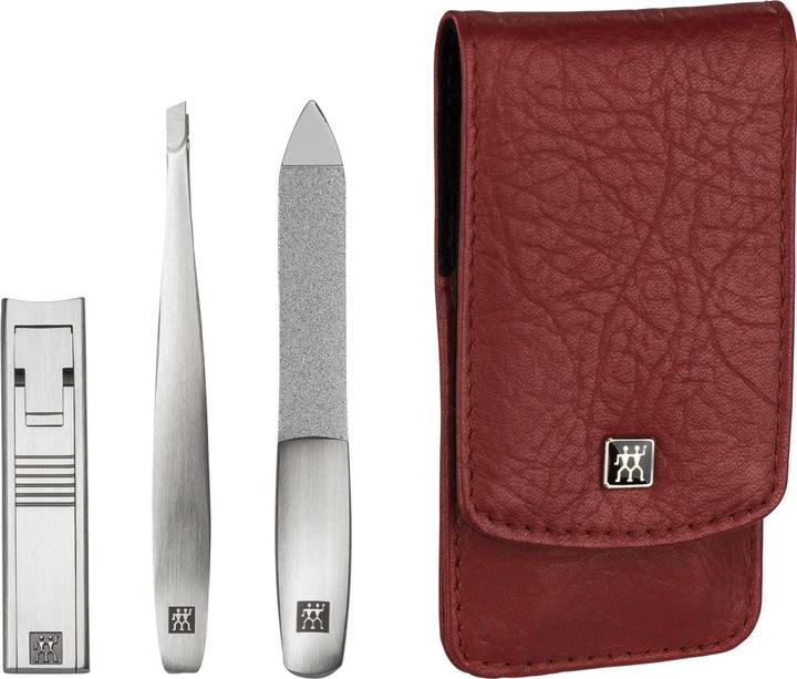 Actual product image Zwilling Twinox push-button case 3 pieces, red
