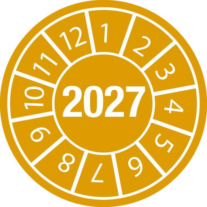 Actual product image Brady Inspection stickers 27 Diameter 35 B-7541