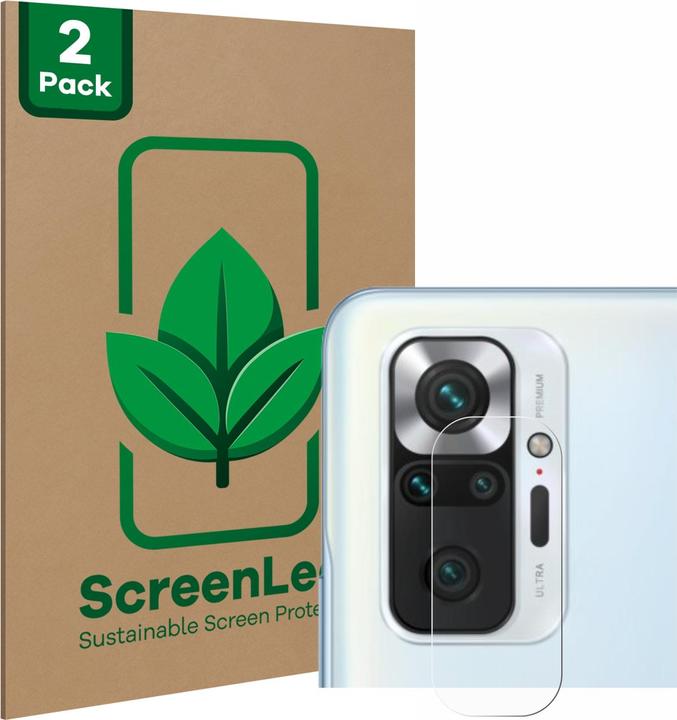 Productafbeelding ScreenLeaf Beschermfolie duurzame screenprotector screenprotector folie helder transparant (2 Stuk, Xiaomi Redmi Note 10 Pro)