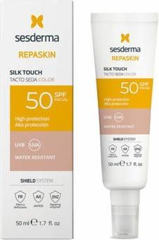 Immagine prodotto Sesderma REPASKIN SPF 50 Crema solare con colore 50ml Setoso (Crema solare viso, SPF 50, 50 ml, 80 g)