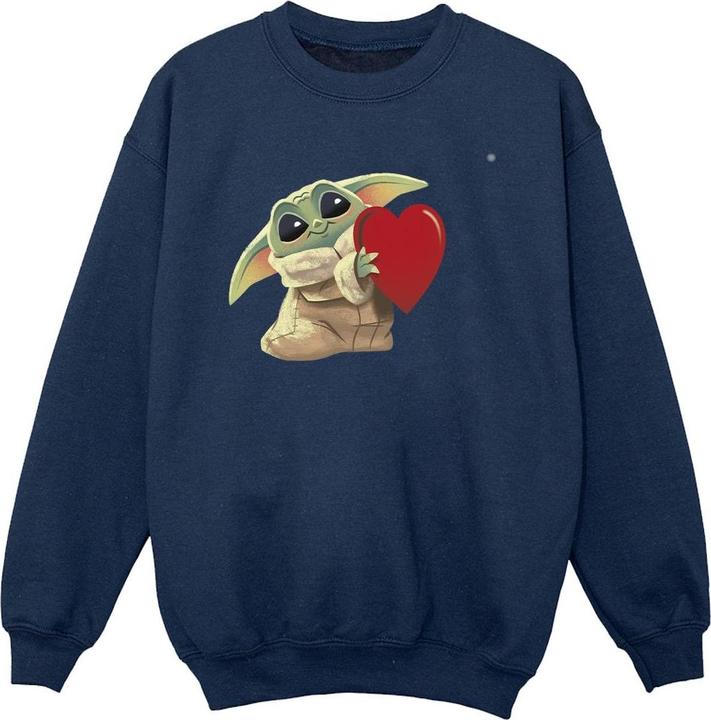 Produktbild Star Wars The Mandalorian The Kids With Heart Sweatshirt Mädchen (140, 146)