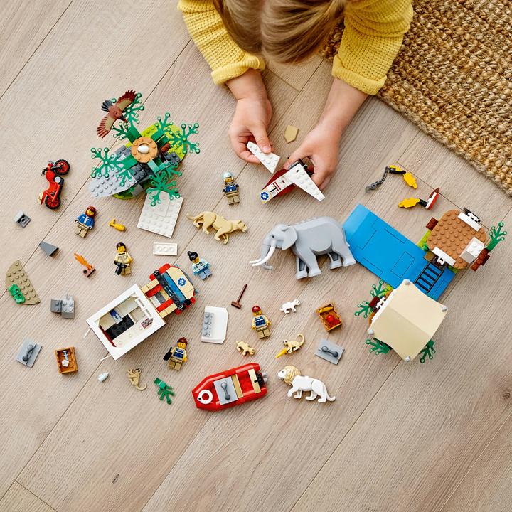 Produktbild LEGO Tierrettungscamp (60307, LEGO City, LEGO Seltene Sets)