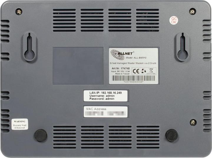 Image du produit Allnet ALL-BM310 100000 Kbit/s